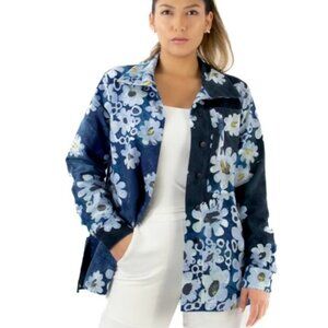 NuevoSol Hi-Collar Shirt - AFloat - Indi -1182 Art to Wear